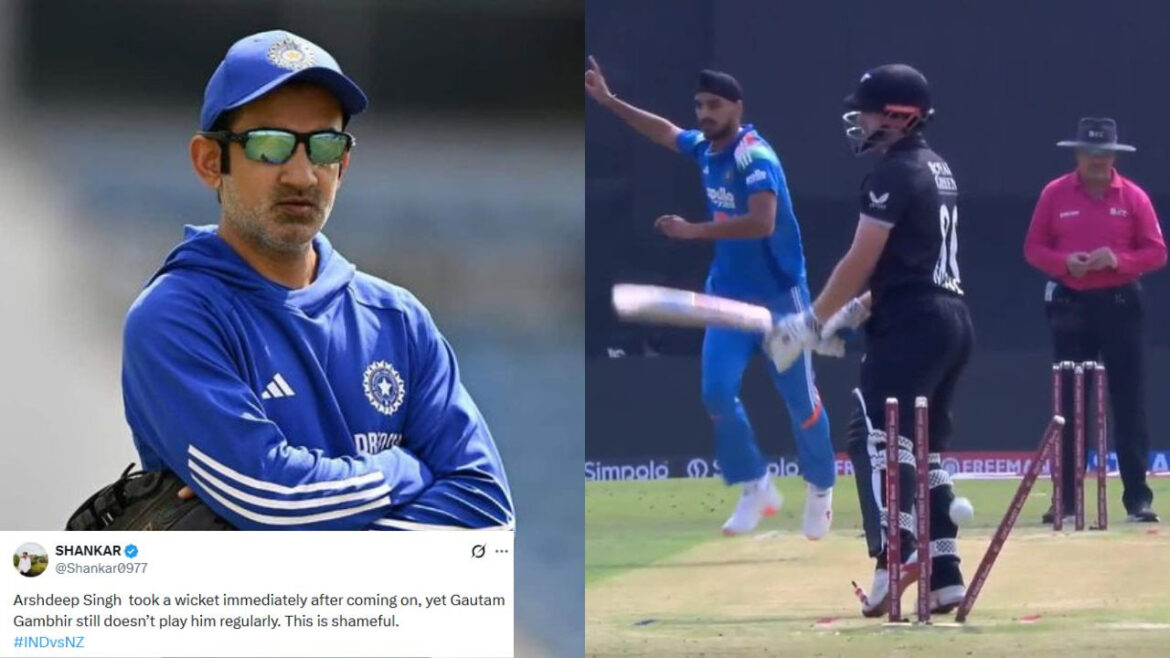 IND vs NZ: नहीं थम रहा है फैंस का गुस्सा, अर्शदीप सिंह के विकेट लेते ही गौतम गंभीर को जमकर सुनाई खरी-खोटी