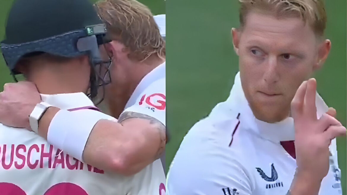 एशेज में गर्माया माहौल, मार्नस लाबुशेन से लाइव मैच के दौरान भिड़ गए बेन स्टोक्स; वीडियो में देखें दोनों की लड़ाई | ben stokes heated exchange with Marnus Labuschagne during ashes sydney test watch video
