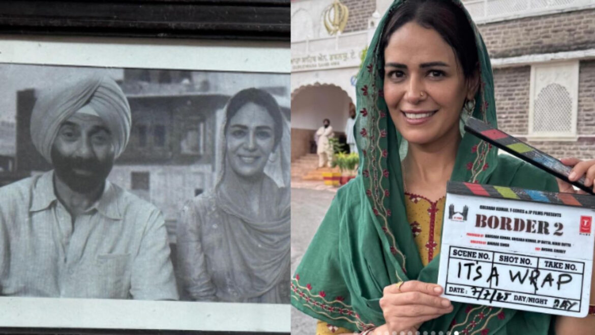 सनी देओल संग मोना सिंह ने शेयर किए 'बॉर्डर 2' के अनदेखे पल, फैंस ने यूं लुटाया प्यार; देखें पोस्ट | Mona Singh shares unseen moments from Border 2 with Sunny Deol fans shower her with love see post