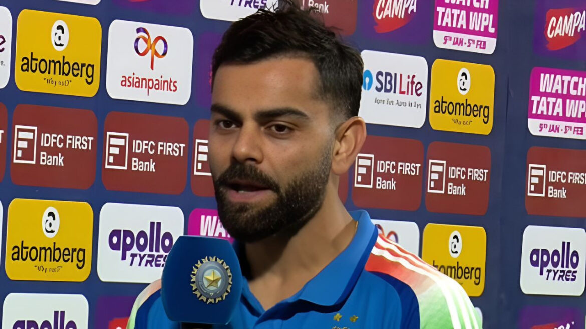 न्यूजीलैंड के खिलाफ मैच जिताऊ पारी खेलने के बाद फैंस को धोनी का नाम लेकर विराट कोहली ने लगाई फटकार! | ind vs nz 1st odi Virat Kohli Unhappy With Fan Reactions Mentions MS Dhoni