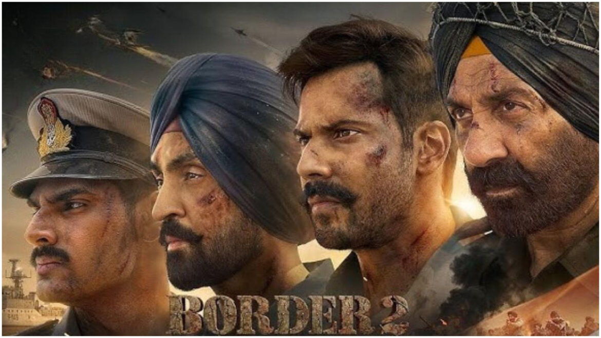 Border 2 Collection: वेलेंटाइन वीक में भी बॉर्डर 2 का थिएटर में दबदबा, सनी देओल की फिल्म की कमाई 300 करोड़ पार | Border 2 Box Office Collection Day 16 and 17 Sunny Deol Film Crosses 300 Crore