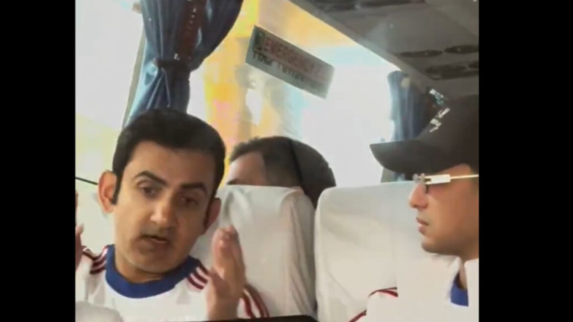 0, 0, 0, 15...अभिषेक शर्मा के लगातार फ्लॉप होने से गौतम हुए 'अगंभीर', बस में तीखी बहस का वीडियो आया सामने | Gautam Gambhir and Abhishek Sharma's bus conversation poor form in T20 World Cup 2026 India vs Zimbabwe Super 8 clash