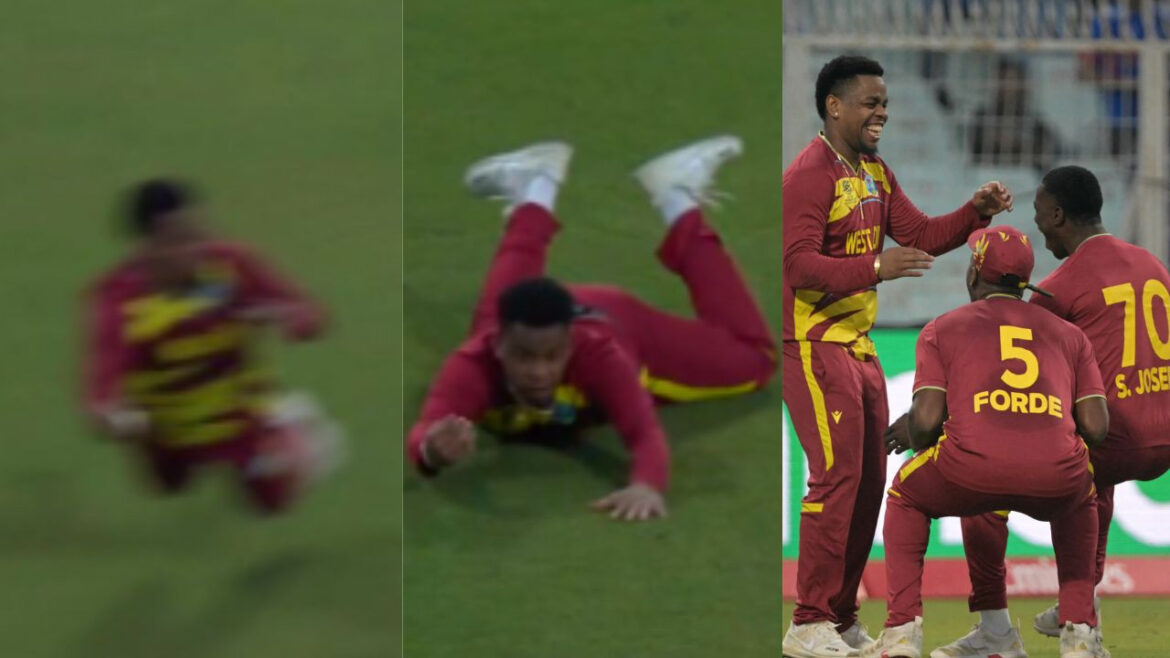 T20 World Cup 2026: पहले ही दिन हवा में उड़ते हुए हेटमायर ने किया करिश्मा! वीडियो देखकर आप भी कहेंगे 'वाह हैटमायर वाह'