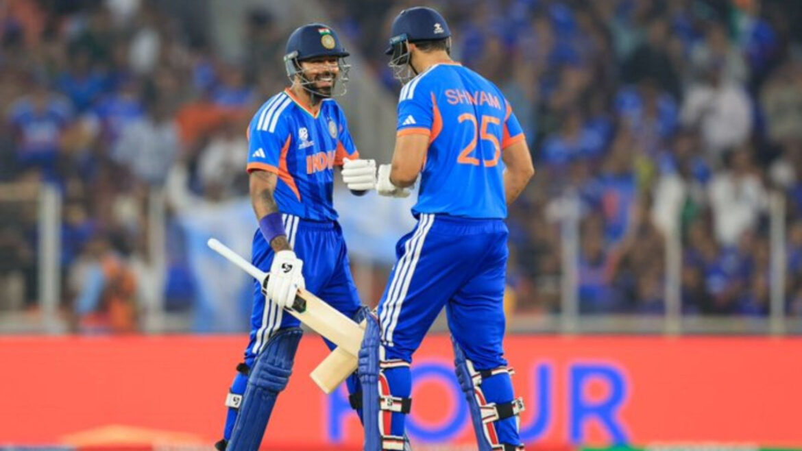 T20 World Cup 2026: शिवम दुबे ने बड़ा रिकॉर्ड किया अपने नाम, इस मामले में हार्दिक-युवराज को पछाड़ा | T20 World Cup 2026 Shivam Dubey made big record Hardik Pandya Yuvraj Singh