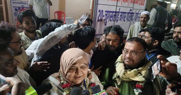 Jugsalai Municipal Election : जुगसलाई से झारखंड अल्पसंख्यक आयोग के अध्यक्ष हिदायतुल्ला खान की पत्नी नौशीन खान 720 मतों से विजयी