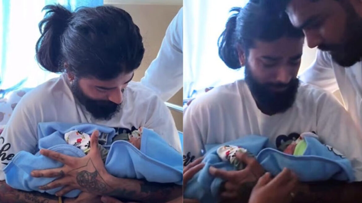 'दूसरा जन्म मेरे बच्चे के लिए', न्यू बोर्न बेबी को देख इमोशनल हुए अनुराग डोभाल, बेटे को यूं दुलारा; Video | UK07 Rider aka Anurag Dobhal Shares First Look Of Baby Boy Calls It His Rebirth Watch video