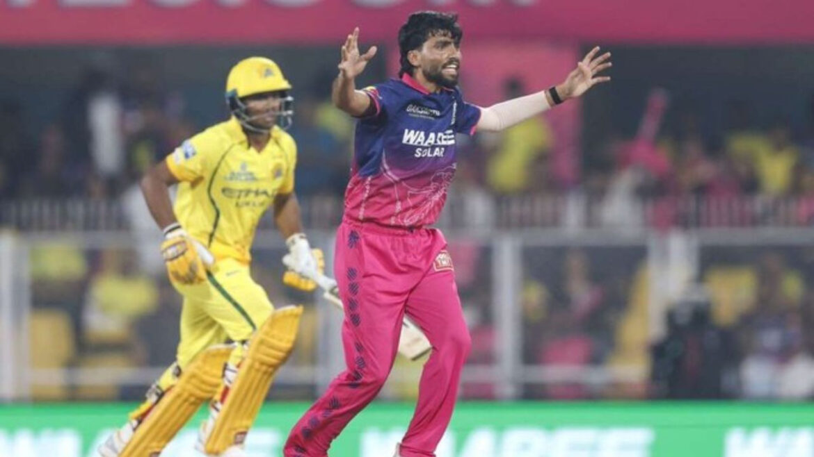 RR vs CSK: मजदूर के बेटे ने IPL में मचाया धमाका! CSK को रौंदते हुए डेब्यू मैच में बिखेरा जलवा, जानिए कौन हैं बृजेश शर्मा? | IPL 2026 RR vs CSK Who is Brijesh Sharma debut for Rajasthan Royals