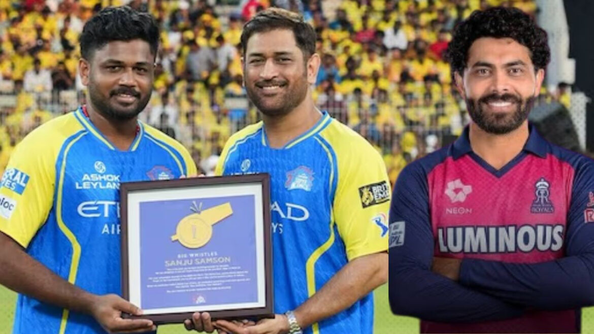 IPL 2026: पीली जर्सी में सैमसन तो 'गुलाबी' हुए जड्डू! धोनी के बिना कैसी होगी CSK की प्लेइंग-11? मैच से पहले जानें सबकुछ | Samson in CSK Jadeja in RR CSK VS RR Playing XI Weather Report MS Dhoni IPL 2026