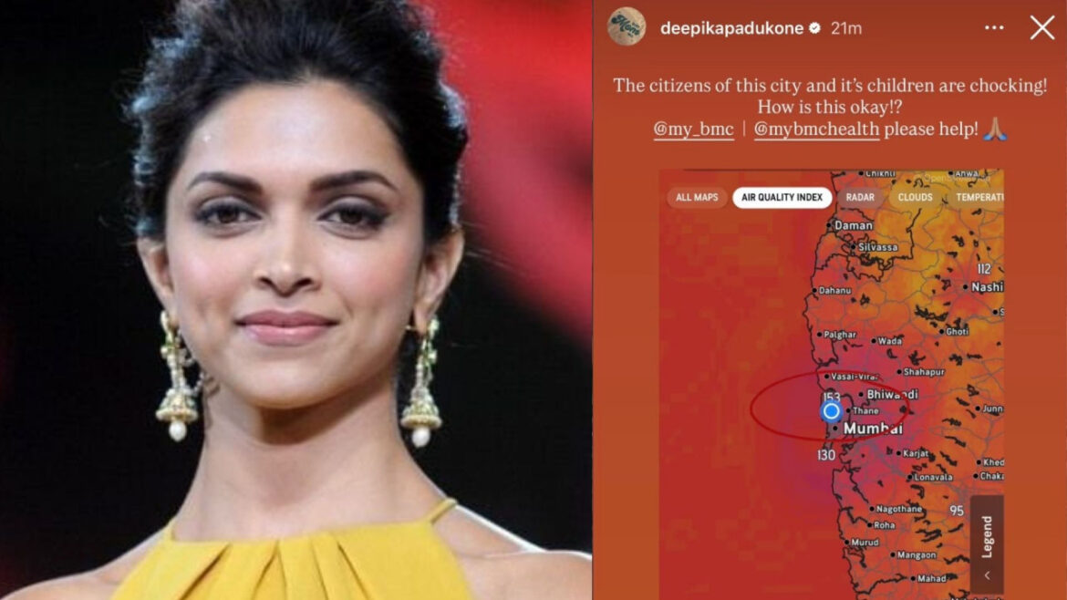'बच्चे घुटन महसूस कर रहे हैं...', मुंबई में बढ़ते वायु प्रदूषण को लेकर अभिनेत्री दीपिका पादुकोण ने जताई चिंता | Deepika Padukone Raises Alarm Over Mumbai AQI
