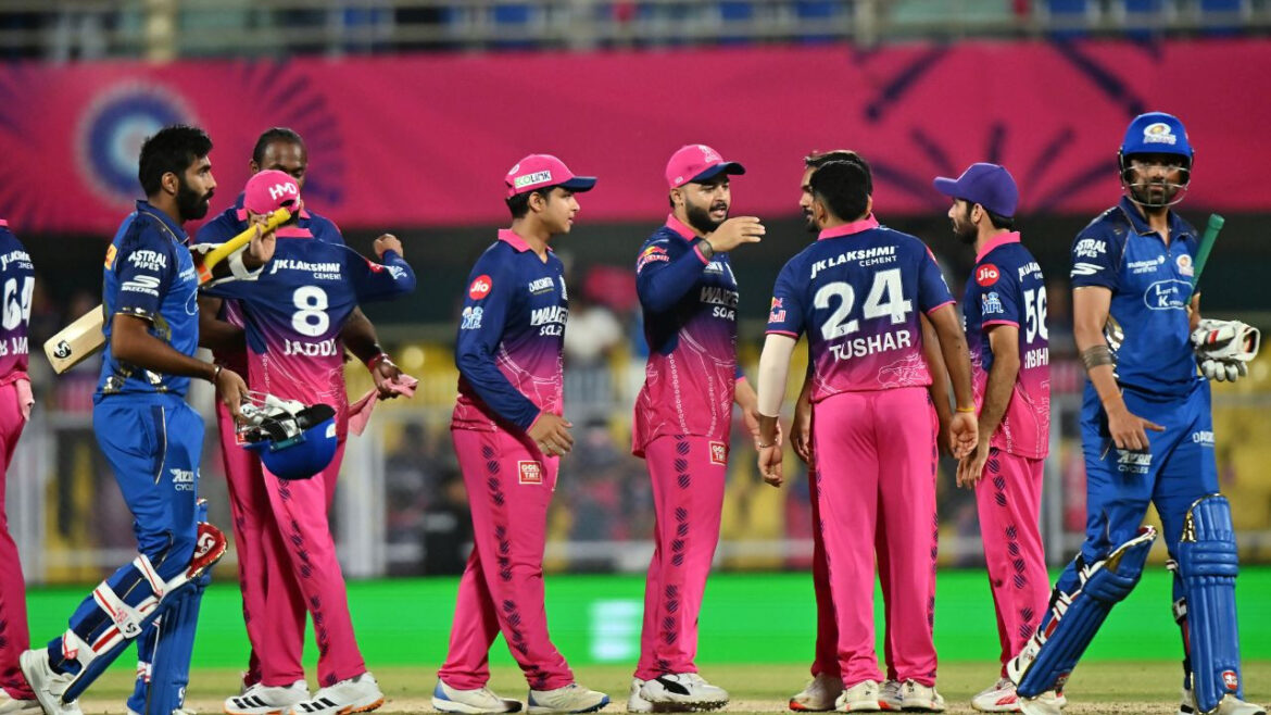 RR vs MI मैच में यशस्वी का तूफान! RR ने MI को 27 रन से रौंदा, पॉइंट्स टेबल में हुआ बदलाव | IPL 2026 after rr vs mi updated points table rajasthan royals register hat trick wins Yashasvi Jaiswal